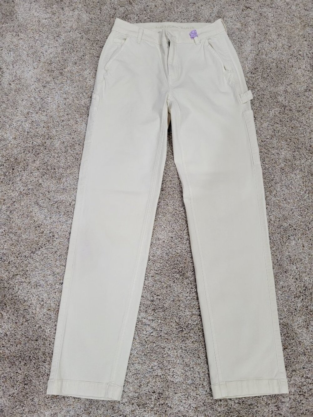 AE Straight Cream Jeans - 2R